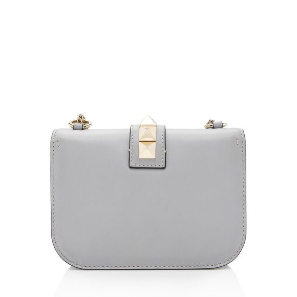 Valentino Calfskin Glam Lock Small Shoulder Bag - Picture 3 of 14